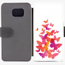 Калъф тип тефтер за Samsung Galaxy S6 Edge G925 - Butterflies