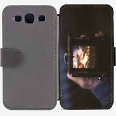 Калъф тип тефтер за Samsung Galaxy S3 Neo I9301, 9300I - Camera