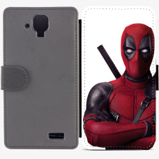 Калъф тип тефтер за Lenovo A536 - Deadpool 1