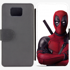 Калъф тип тефтер за Samsung Galaxy Alpha G850 - Deadpool 1