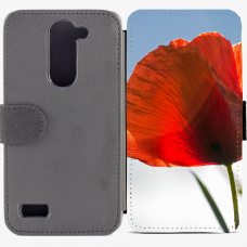 Калъф тип тефтер за LG L Bello - Flower 2016 2