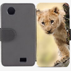 Калъф тип тефтер за Lenovo A369 - Lion 2016 1
