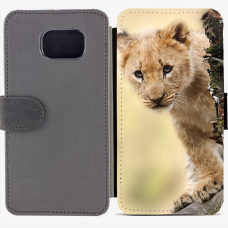 Калъф тип тефтер за Samsung Galaxy S6 Edge G925 - Lion 2016 1
