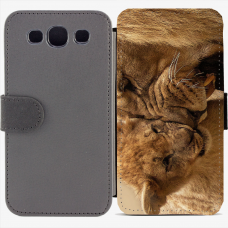 Калъф тип тефтер за Samsung Galaxy S3 Neo I9301, 9300I - Lion 2016 2