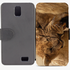 Калъф тип тефтер за Lenovo A328 - Lion 2016 2