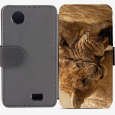 Калъф тип тефтер за Lenovo A369 - Lion 2016 2