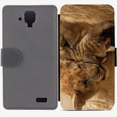 Калъф тип тефтер за Lenovo A536 - Lion 2016 2