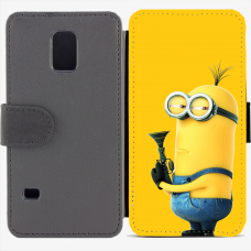 Калъф тип тефтер за Samsung Galaxy S5 mini G800 - Minion4