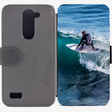 Калъф тип тефтер за LG L Bello - Surfer