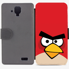 Калъф тип тефтер за Lenovo A536 - angry-birds