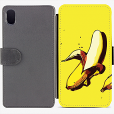 Калъф тип тефтер за Sony Xperia M4 Aqua - banana2 Калъф тип тефтер за Sony Xperia M4 Aqua - banana2