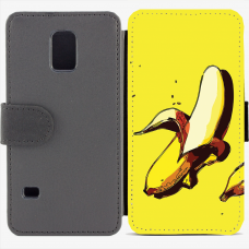 Калъф тип тефтер за Samsung Galaxy S5 mini G800 - banana2