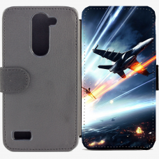 Калъф тип тефтер за LG L Bello - battlefiled3