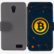 Калъф тип тефтер за Lenovo A319 - bitcoin