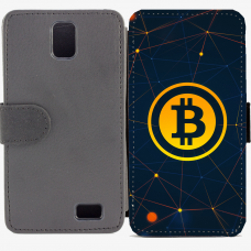 Калъф тип тефтер за Lenovo A328 - bitcoin
