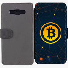 Калъф тип тефтер за Samsung Galaxy A7 - bitcoin