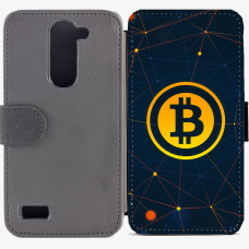 Калъф тип тефтер за LG L Bello - bitcoin