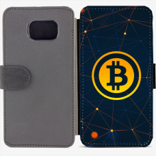 Калъф тип тефтер за Samsung Galaxy S6 Edge G925 - bitcoin