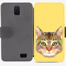 Калъф тип тефтер за Lenovo A328 - cat