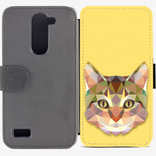 Калъф тип тефтер за LG L Bello - cat