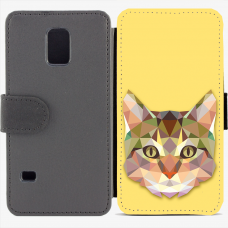 Калъф тип тефтер за Samsung Galaxy S5 mini G800 - cat