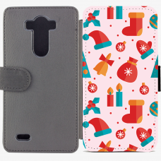 Калъф тип тефтер за LG G3 - christmas4 Калъф тип тефтер за LG G3 - christmas4