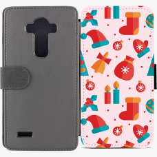 Калъф тип тефтер за LG G4 - christmas4 Калъф тип тефтер за LG G4 - christmas4