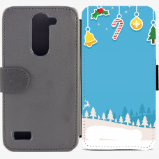 Калъф тип тефтер за LG L Bello - christmas5 Калъф тип тефтер за LG L Bello - christmas5