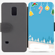 Калъф тип тефтер за Samsung Galaxy S5 mini G800 - christmas5