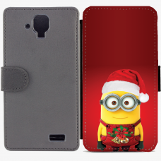 Калъф тип тефтер за Lenovo A536 - christmas