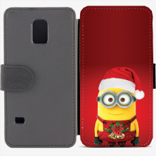 Калъф тип тефтер за Samsung Galaxy S5 mini G800 - christmas
