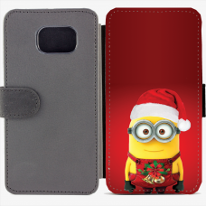 Калъф тип тефтер за Samsung Galaxy S6 Edge G925 - christmas