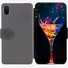 Калъф тип тефтер за Sony Xperia M4 Aqua - cocktail