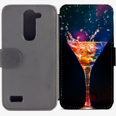 Калъф тип тефтер за LG L Bello - cocktail