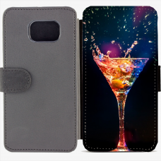 Калъф тип тефтер за Samsung Galaxy S6 Edge G925 - cocktail