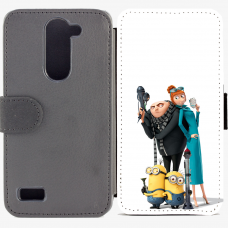 Калъф тип тефтер за LG L Bello - dispicableme3