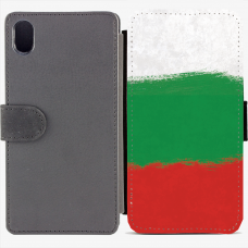 Калъф тип тефтер за Sony Xperia M4 Aqua - flag