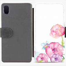 Калъф тип тефтер за Sony Xperia M4 Aqua - flower2 Калъф тип тефтер за Sony Xperia M4 Aqua - flower2