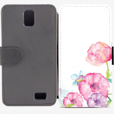 Калъф тип тефтер за Lenovo A328 - flower2 Калъф тип тефтер за Lenovo A328 - flower2