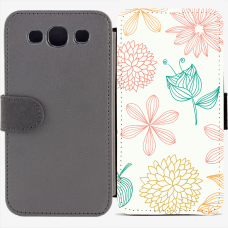 Калъф тип тефтер за Samsung Galaxy S3 Neo I9301, 9300I - flower