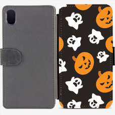 Калъф тип тефтер за Sony Xperia M4 Aqua - halloween2
