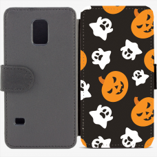 Калъф тип тефтер за Samsung Galaxy S5 mini G800 - halloween2