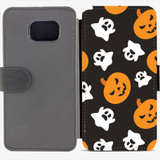 Калъф тип тефтер за Samsung Galaxy S6 Edge G925 - halloween2