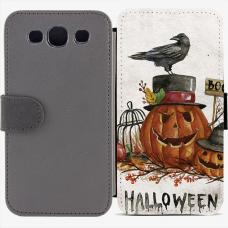 Калъф тип тефтер за Samsung Galaxy S3 Neo I9301, 9300I - halloween3