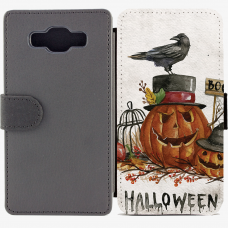 Калъф тип тефтер за Samsung Galaxy A5 - halloween3