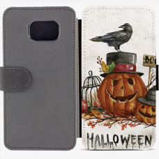 Калъф тип тефтер за Samsung Galaxy S6 Edge G925 - halloween3