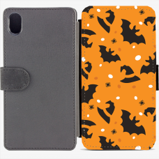Калъф тип тефтер за Sony Xperia M4 Aqua - halloween