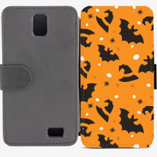 Калъф тип тефтер за Lenovo A328 - halloween