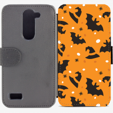 Калъф тип тефтер за LG L Bello - halloween