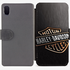 Калъф тип тефтер за Sony Xperia M4 Aqua - harleydavidson